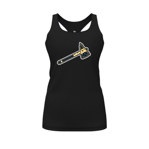 [FT0TRBBK-FYS-LOGO2] Decker Racerback Tank Top (Female Youth S, Black, Logo 2)