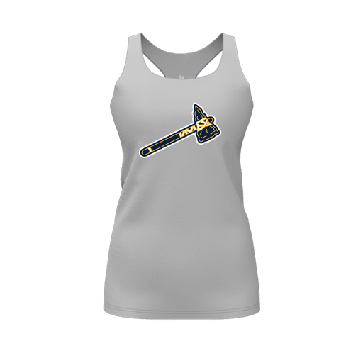 [FT0TRBGY-FYS-LOGO2] Decker Racerback Tank Top (Female Youth S, Gray, Logo 2)