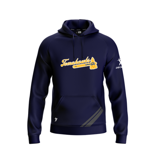 [FOLHSMNV-YXS-LOGO1] Decker Summit Hoodie (Youth XS, Navy, Logo 1)