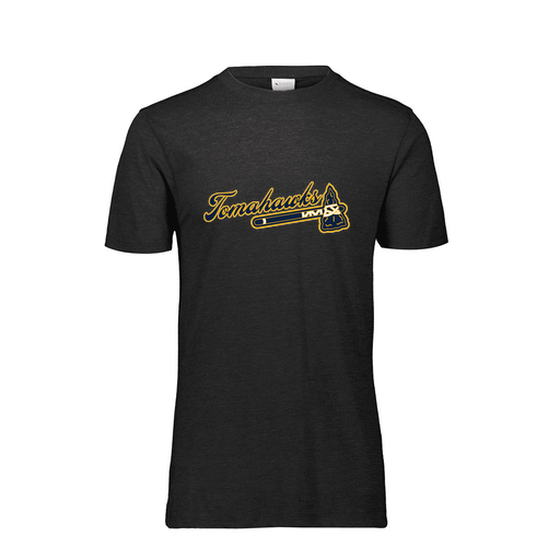 [FTSCUBBK-AS-LOGO3] Decker Men's Tri-Blend T-Shirt - Short Sleeve (Adult S, Black, Logo 3)