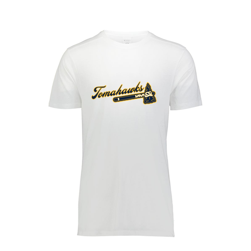 [FTSCUBWH-AS-LOGO3] Decker Men's Tri-Blend T-Shirt - Short Sleeve (Adult S, White, Logo 3)