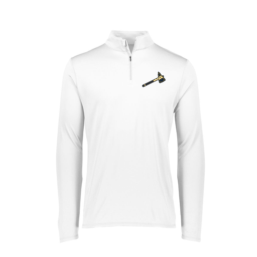 [FTLQFLWH-FAXS-LOGO2] Decker Women's Flex-Lite 1/4 Zip Shirt (Female Adult XS, White, Logo 2)