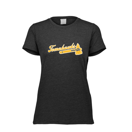 [FTSCUBBK-FAXS-LOGO1] Decker Women's Tri-Blend T-Shirt - Short Sleeve (Female Adult XS, Black, Logo 1)