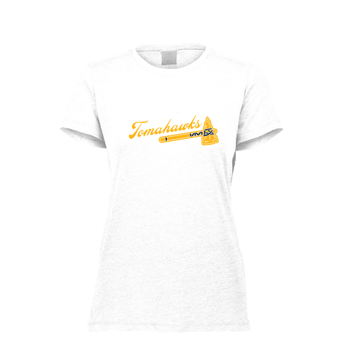 [FTSCUBWH-FAXS-LOGO1] Decker Women's Tri-Blend T-Shirt - Short Sleeve (Female Adult XS, White, Logo 1)
