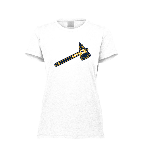 [FTSCUBWH-FAXS-LOGO2] Decker Women's Tri-Blend T-Shirt - Short Sleeve (Female Adult XS, White, Logo 2)