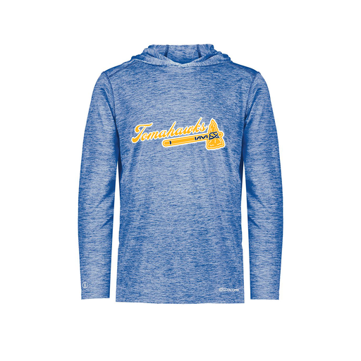 [FOLHCGRY-AS-LOGO1] Decker Men's Charge Hoodie (Adult S, Royal, Logo 1)