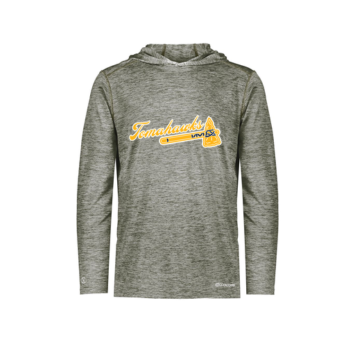 [FOLHCGGY-AS-LOGO1] Decker Men's Charge Hoodie (Adult S, Gray, Logo 1)