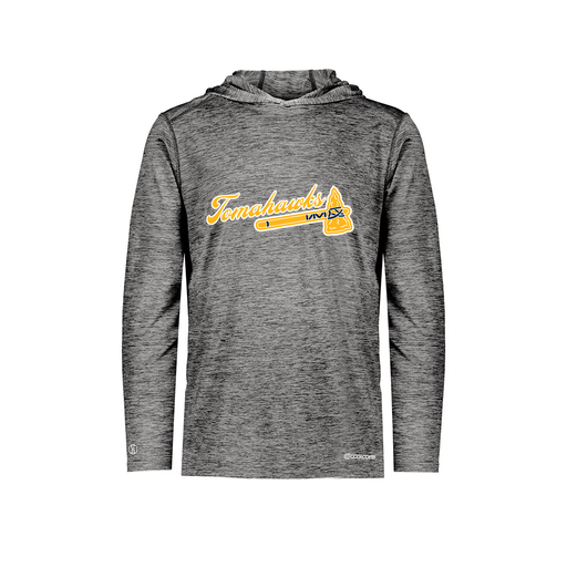 [FOLHCGBK-YS-LOGO1] Decker Youth Charge Hoodie (Youth S, Black, Logo 1)