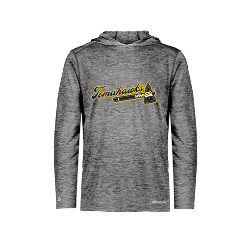 [FOLHCGBK-YS-LOGO3] Decker Youth Charge Hoodie (Youth S, Black, Logo 3)