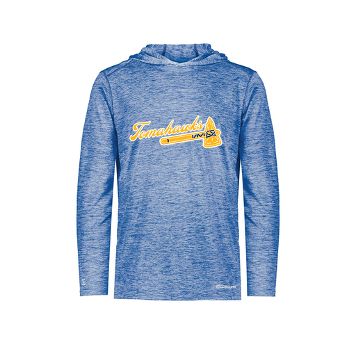 [FOLHCGRY-YS-LOGO1] Decker Youth Charge Hoodie (Youth S, Royal, Logo 1)