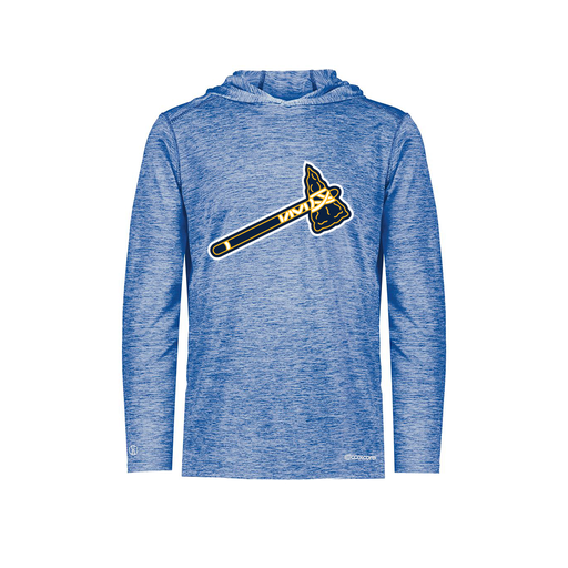 [FOLHCGRY-YS-LOGO2] Decker Youth Charge Hoodie (Youth S, Royal, Logo 2)