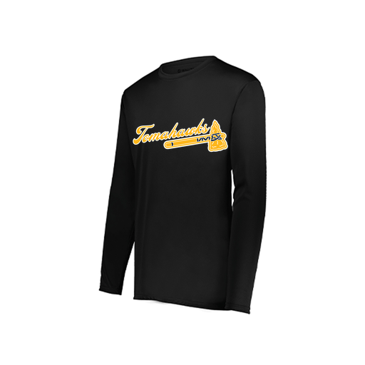 [222822.080.XS-LOGO1] Men's LS Smooth Sport Shirt (Adult XS, Black, Logo 1)
